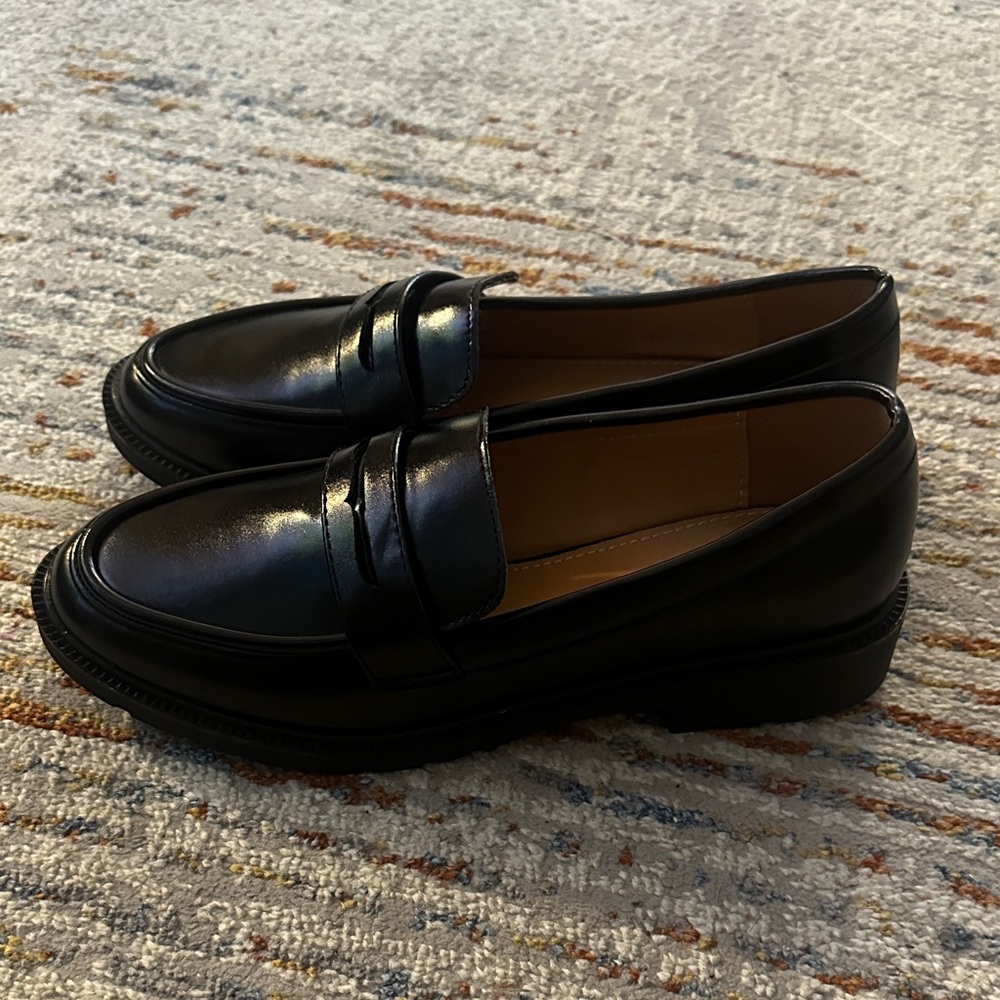 Classic Black Loafers for Women